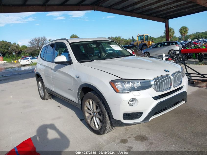 VIN 5UXWX9C51H0T01906 2017 BMW X3, Xdrive28I no.1