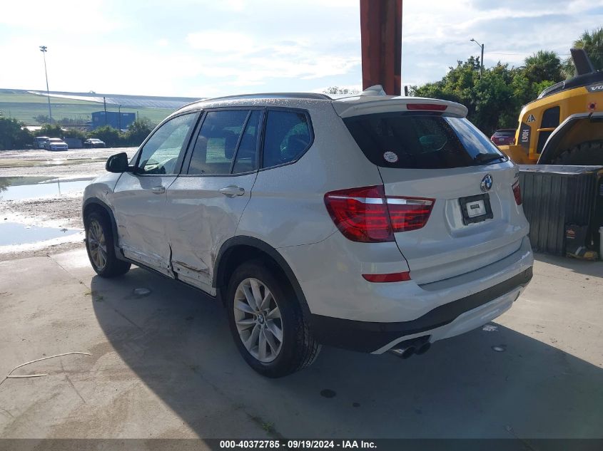 VIN 5UXWX9C51H0T01906 2017 BMW X3, Xdrive28I no.3