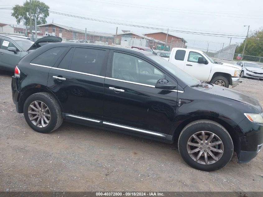 2011 Lincoln Mkx VIN: 2LMDJ8JK3BBJ34404 Lot: 40372800