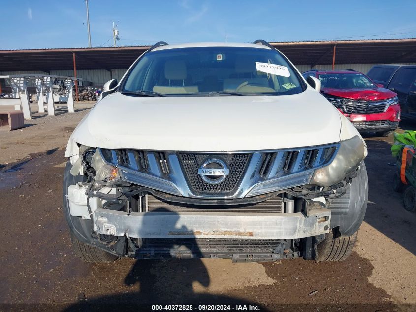 2009 Nissan Murano S VIN: JN8AZ18U09W022554 Lot: 40372828