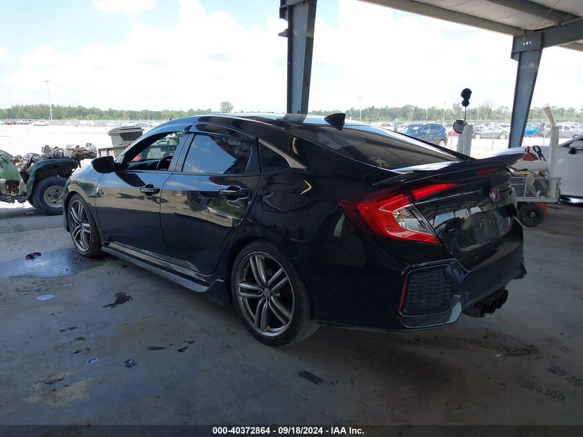 2018 HONDA CIVIC VIN: 2HGFC1E51JH703830