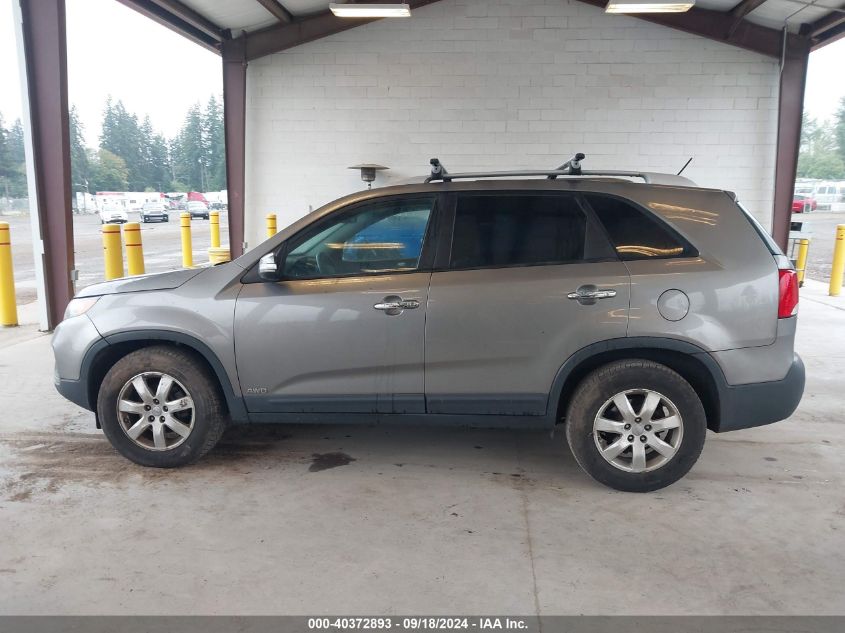 2013 Kia Sorento Lx V6 VIN: 5XYKTDA27DG310539 Lot: 40372893