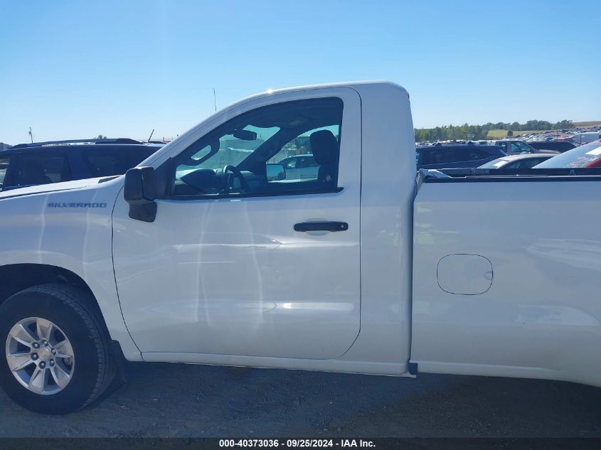 2022 Chevrolet Silverado 1500 Ltd 2Wd Regular Cab Long Bed Wt VIN: 3GCNWAED5NG209470 Lot: 40373036