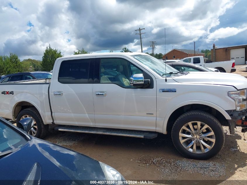 2016 Ford F-150 Lariat VIN: 1FTEW1EG8GFD10226 Lot: 40373038