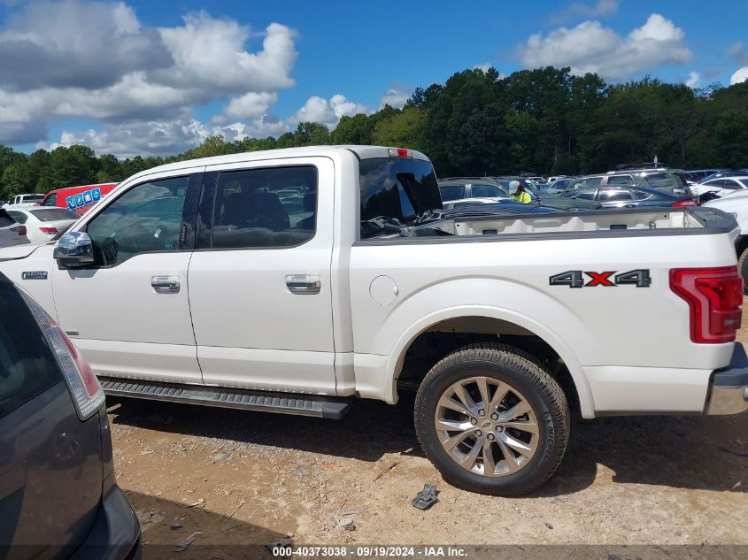 2016 FORD F-150 LARIAT - 1FTEW1EG8GFD10226