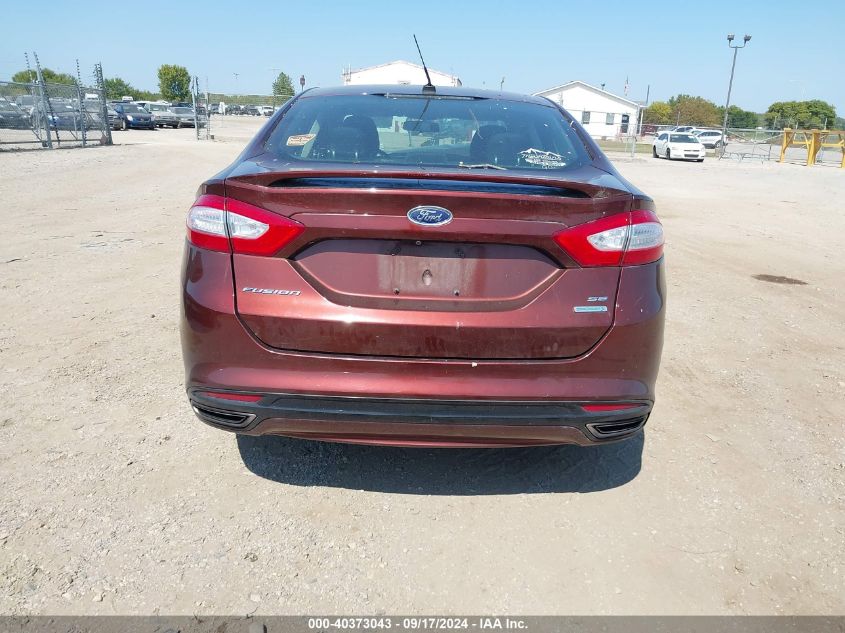 2015 Ford Fusion Se VIN: 3FA6P0H93FR268256 Lot: 40373043