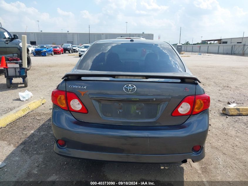 2010 Toyota Corolla S VIN: 2T1BU4EE9AC506605 Lot: 40373090