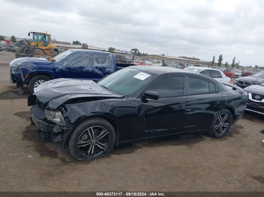 2014 Dodge Charger Sxt VIN: 2C3CDXJG3EH147992 Lot: 40373117