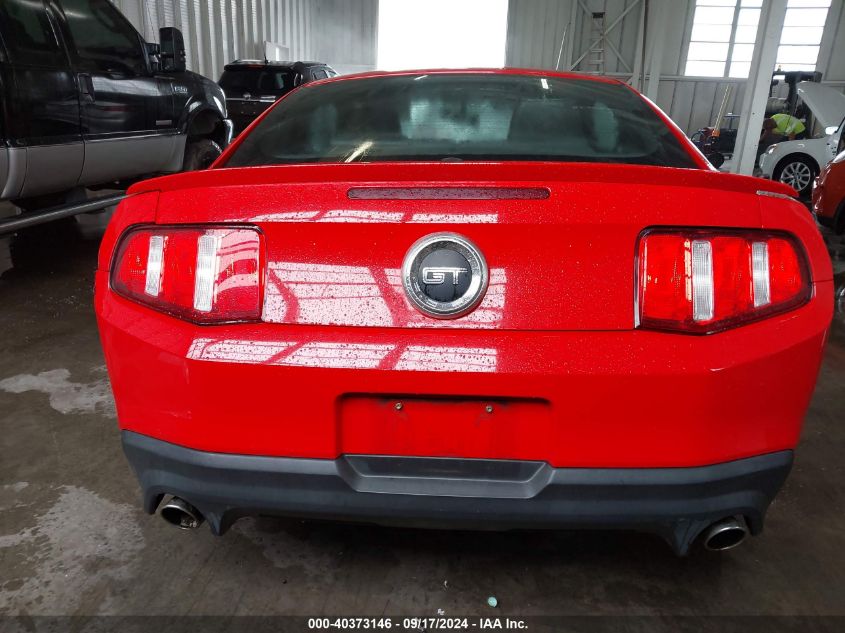 2012 Ford Mustang Gt Premium VIN: 1ZVBP8CF5C5248395 Lot: 40373146