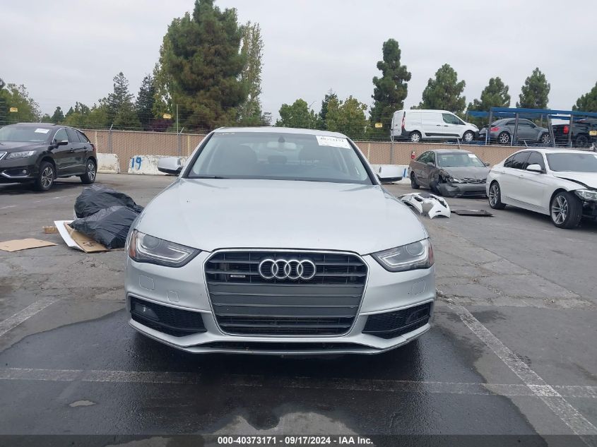 2014 Audi A4 2.0T Premium VIN: WAUFFAFL1EN043043 Lot: 40373171