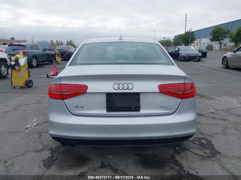 2014 Audi A4 2.0T Premium VIN: WAUFFAFL1EN043043 Lot: 40373171