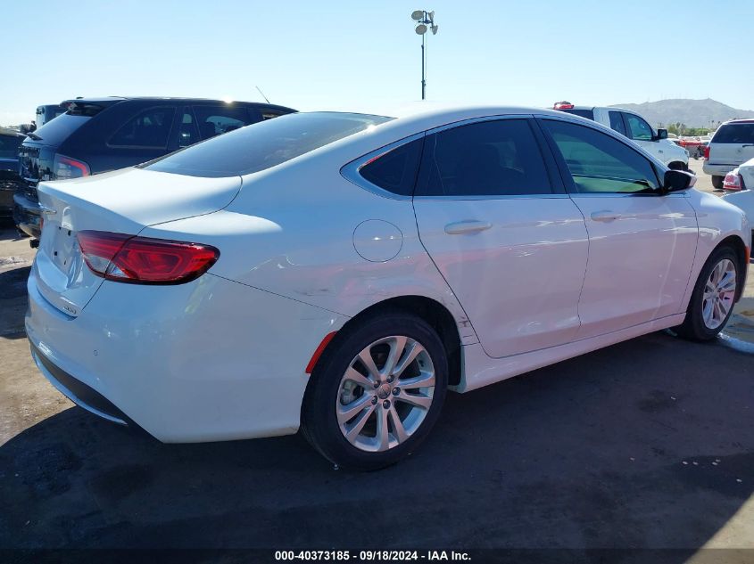 2016 Chrysler 200 Limited VIN: 1C3CCCAB9GN114781 Lot: 40373185