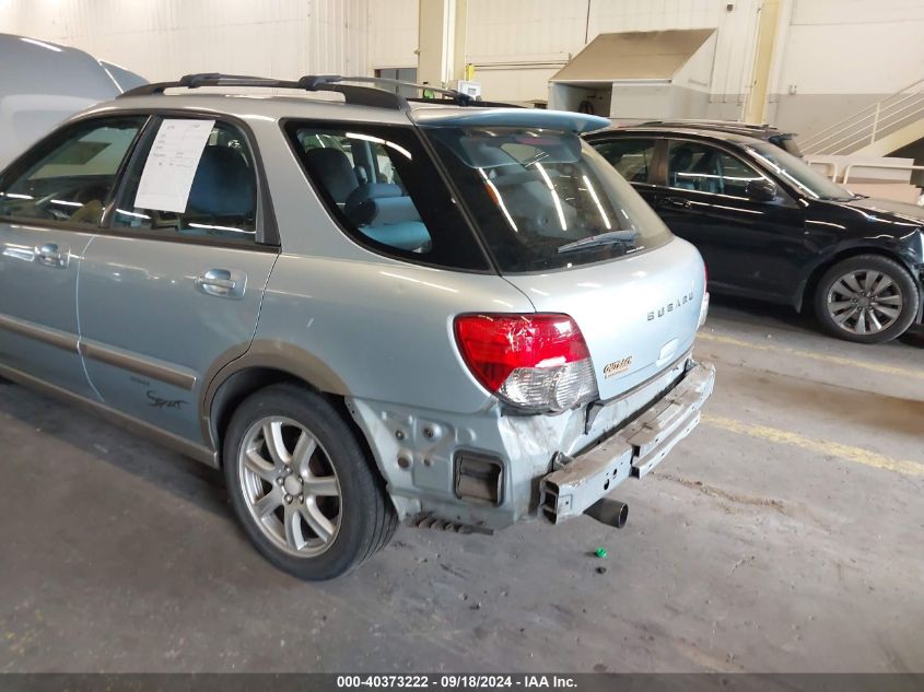 2005 Subaru Impreza Outback Sport Base W/Special Edition VIN: JF1GG68575G814910 Lot: 40373222