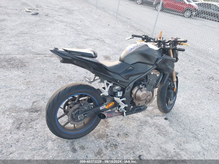 2023 Honda Cb500 Fa VIN: MLHPC6350P5400151 Lot: 40373229