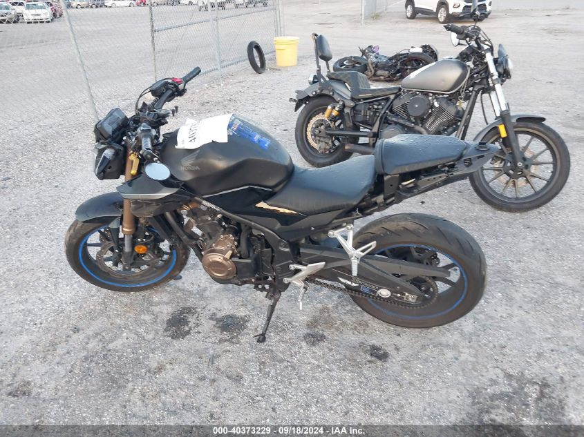 2023 Honda Cb500 Fa VIN: MLHPC6350P5400151 Lot: 40373229