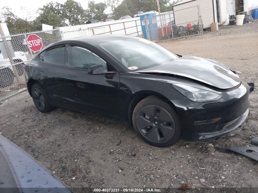 2023 Tesla Model 3 Rear-Wheel Drive VIN: 5YJ3E1EA5PF638472 Lot: 40373231