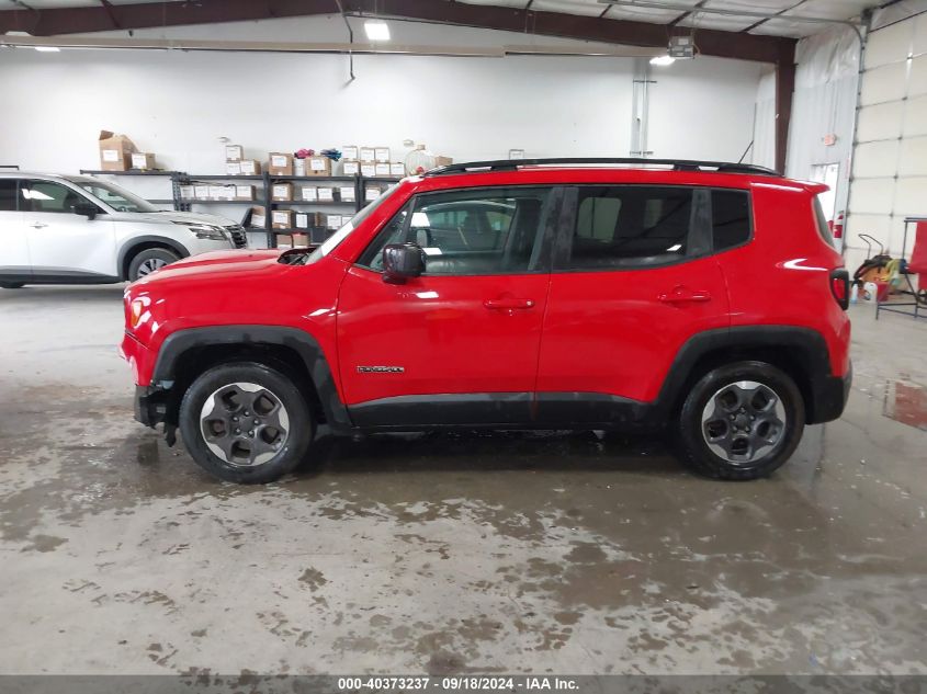 2017 Jeep Renegade Sport Fwd VIN: ZACCJAAB0HPF69470 Lot: 40373237