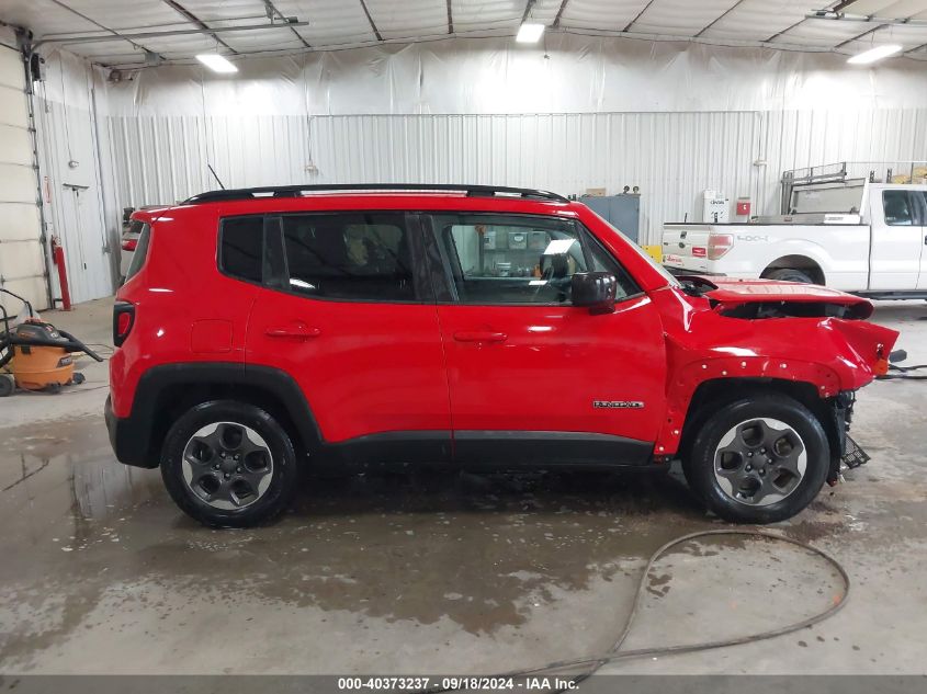 2017 Jeep Renegade Sport Fwd VIN: ZACCJAAB0HPF69470 Lot: 40373237