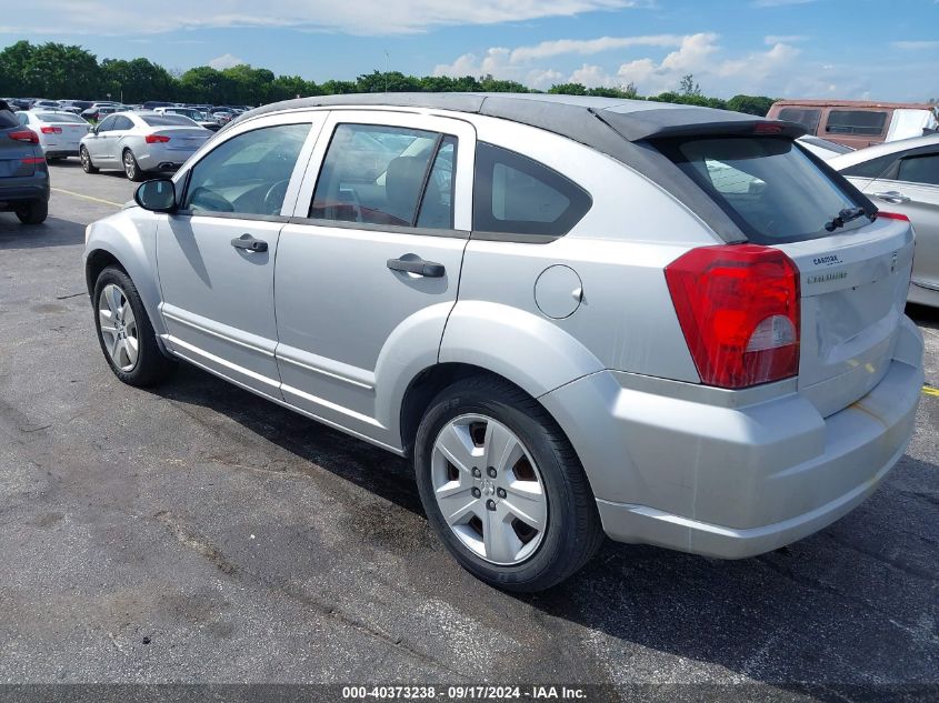 2007 Dodge Caliber Sxt VIN: 1B3HB48B37D115836 Lot: 40373238