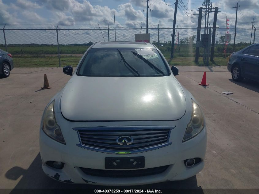 2012 Infiniti G37X VIN: JN1CV6AR6CM676208 Lot: 40373259