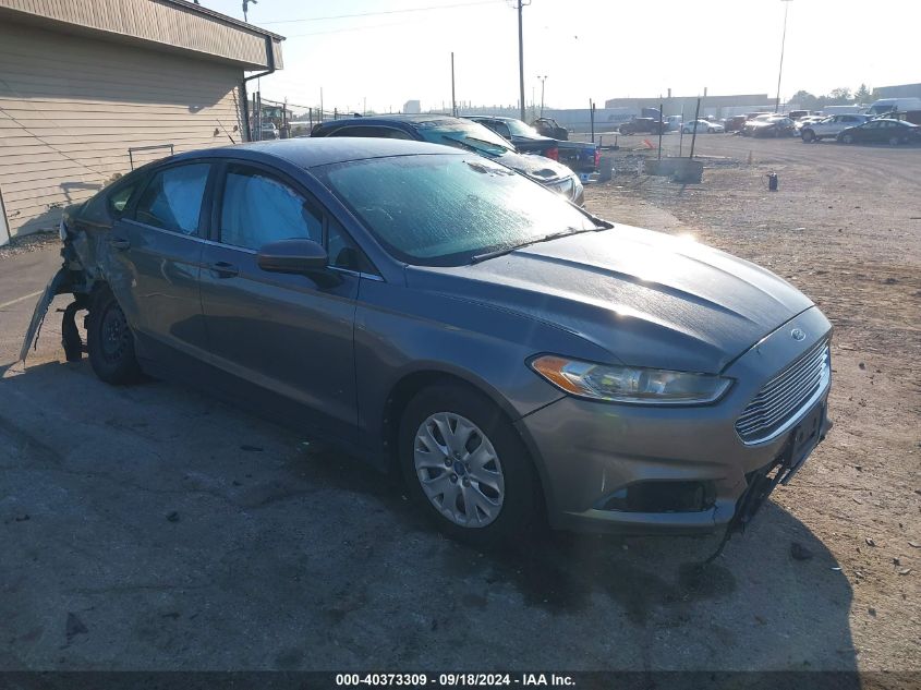 2013 FORD FUSION S - 3FA6P0G77DR205125