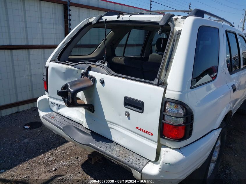 2000 Isuzu Rodeo Ls/Lse/S VIN: 4S2DM58W9Y4327971 Lot: 40373330