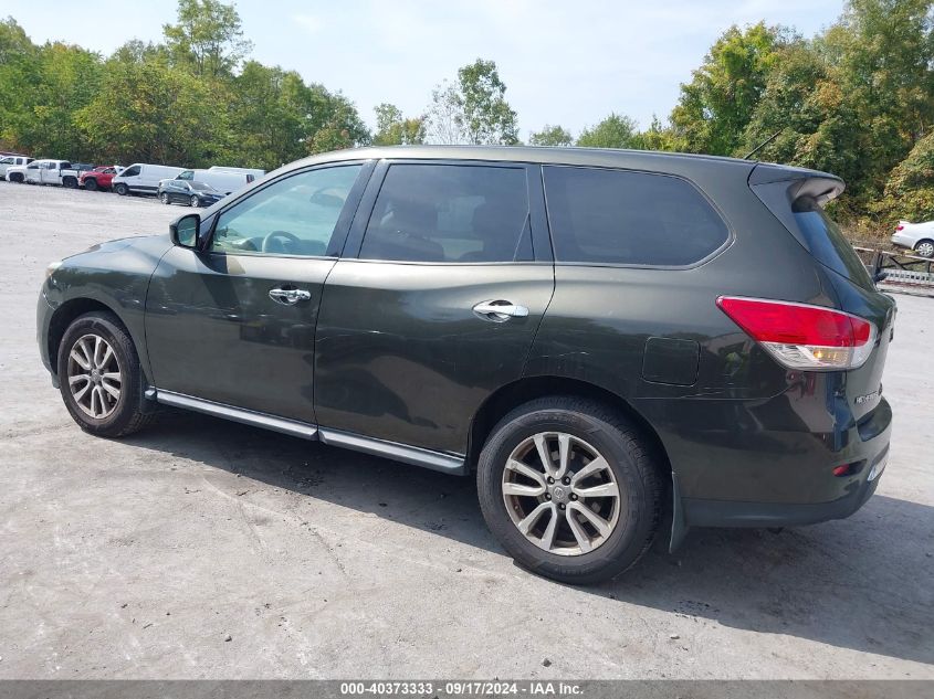 2015 Nissan Pathfinder S VIN: 5N1AR2MM7FC628322 Lot: 40373333