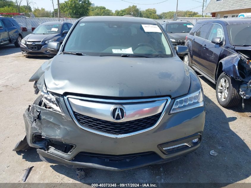 2016 Acura Mdx Technology Acurawatch Plus Packages/Technology Package VIN: 5FRYD4H49GB041307 Lot: 40373345