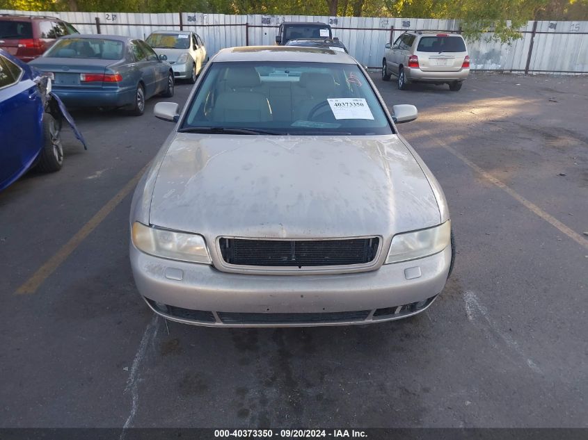 1999 Audi A4 2.8 VIN: WAUED28D8XA276926 Lot: 40373350