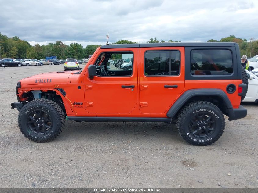 2020 Jeep Wrangler Unlimited Willys Sport 4X4 VIN: 1C4HJXDG4LW264937 Lot: 40373420