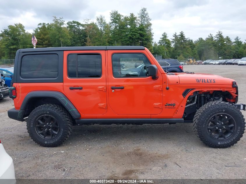 2020 Jeep Wrangler Unlimited Willys Sport 4X4 VIN: 1C4HJXDG4LW264937 Lot: 40373420