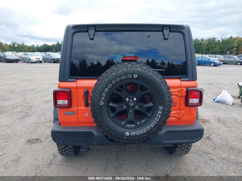 2020 Jeep Wrangler Unlimited Willys Sport 4X4 VIN: 1C4HJXDG4LW264937 Lot: 40373420