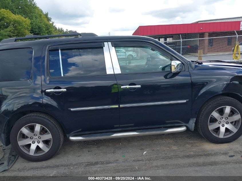 2012 Honda Pilot Touring VIN: 5FNYF4H90CB041360 Lot: 40373428