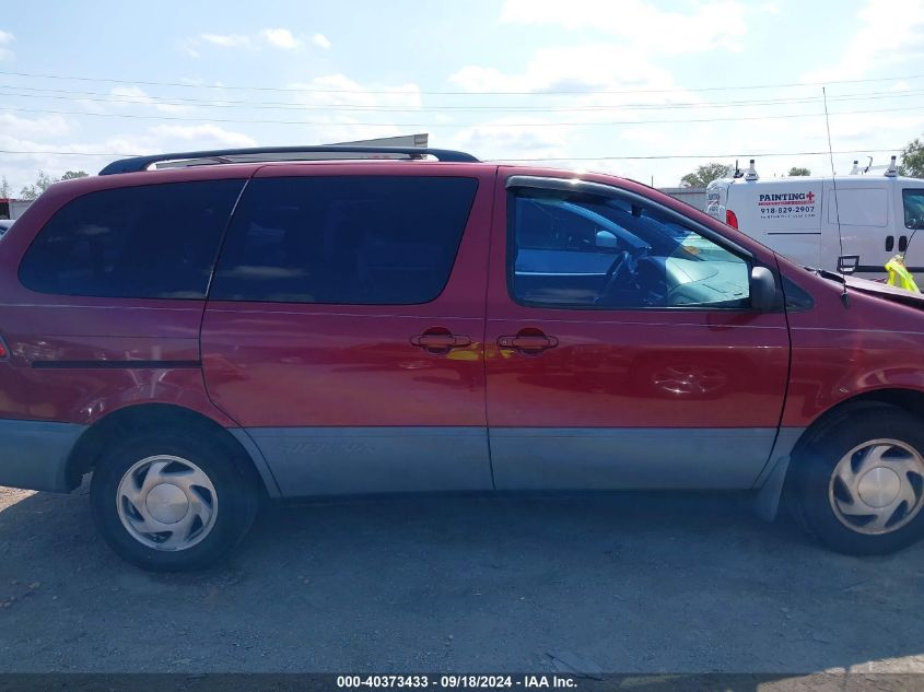 2000 Toyota Sienna Le VIN: 4T3ZF13C1YU193719 Lot: 40373433