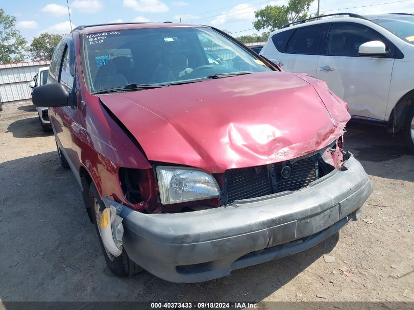 2000 Toyota Sienna Le VIN: 4T3ZF13C1YU193719 Lot: 40373433