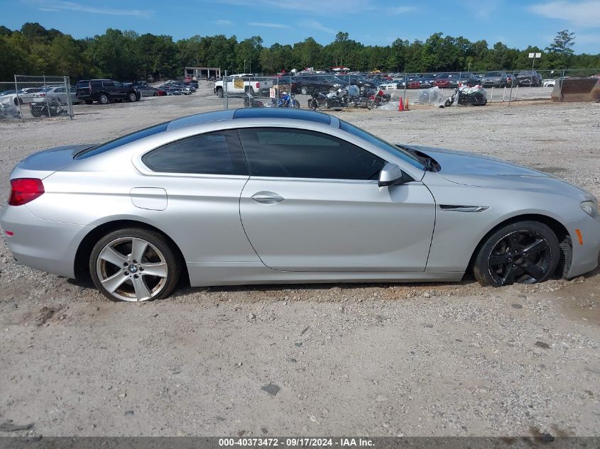 2013 BMW 640I VIN: WBALW3C52DC892449 Lot: 40373472