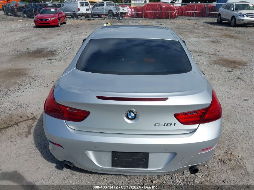 2013 BMW 640I VIN: WBALW3C52DC892449 Lot: 40373472