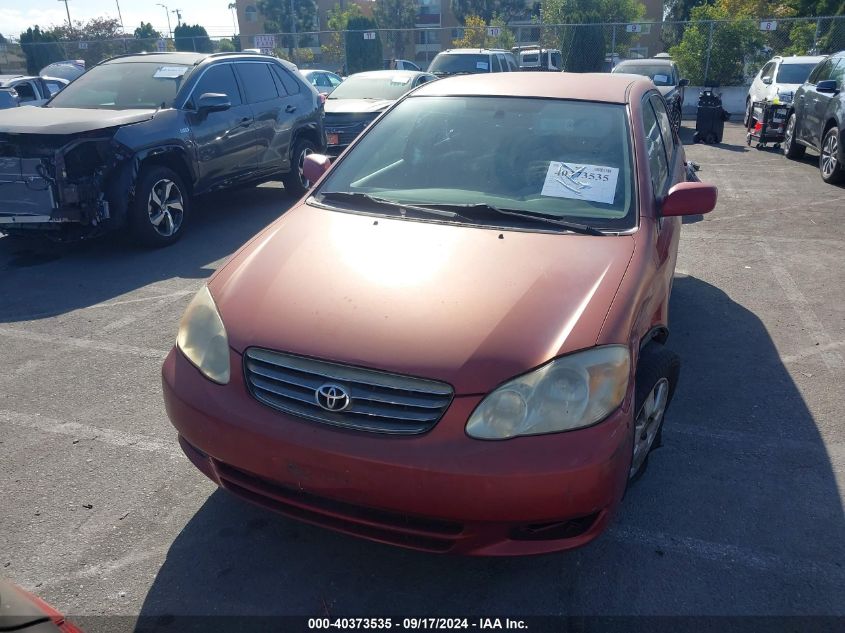 2004 Toyota Corolla Le VIN: JTDBR32E142020521 Lot: 40373535