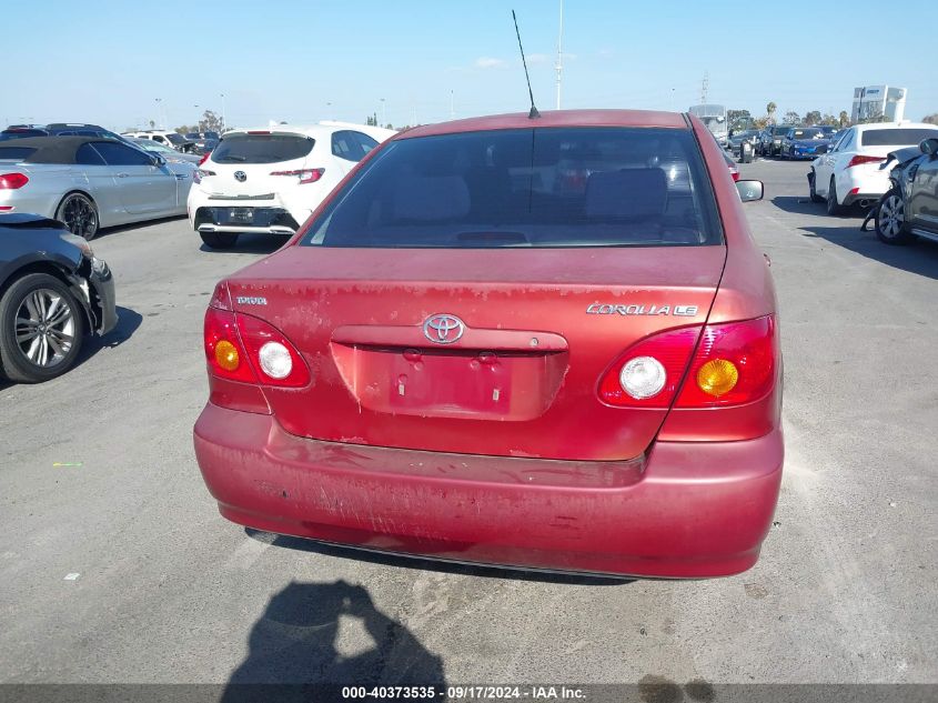 2004 Toyota Corolla Le VIN: JTDBR32E142020521 Lot: 40373535