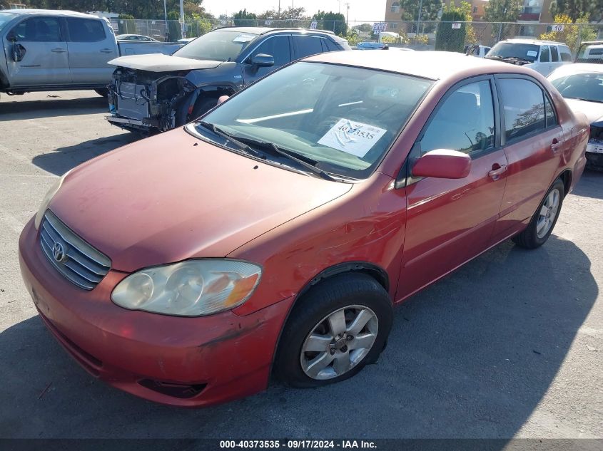 2004 Toyota Corolla Le VIN: JTDBR32E142020521 Lot: 40373535