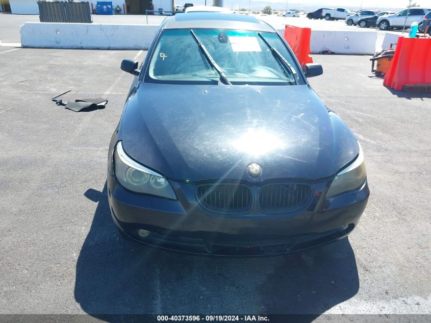 2005 BMW 545I VIN: WBANB33565B115526 Lot: 40373596