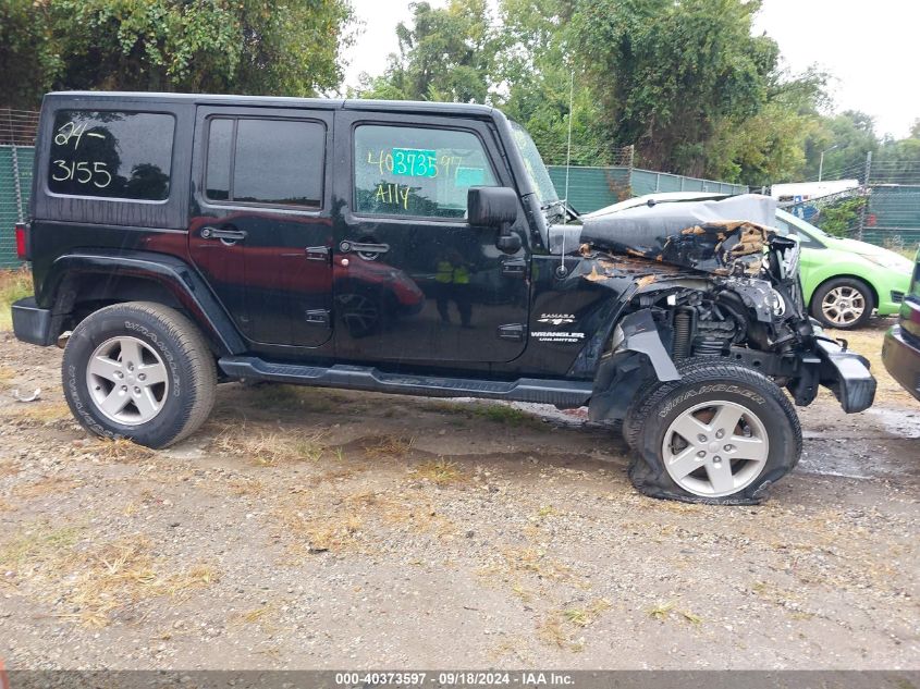 2017 Jeep Wrangler Unlimited Sahara 4X4 VIN: 1C4BJWEGXHL561962 Lot: 40373597