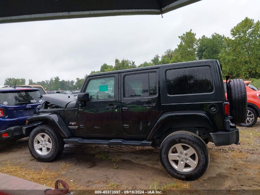 2017 Jeep Wrangler Unlimited Sahara 4X4 VIN: 1C4BJWEGXHL561962 Lot: 40373597