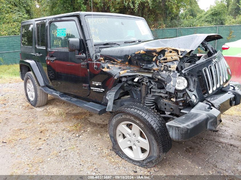 2017 Jeep Wrangler Unlimited Sahara 4X4 VIN: 1C4BJWEGXHL561962 Lot: 40373597