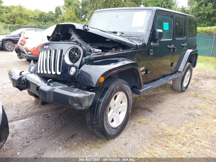 2017 Jeep Wrangler Unlimited Sahara 4X4 VIN: 1C4BJWEGXHL561962 Lot: 40373597