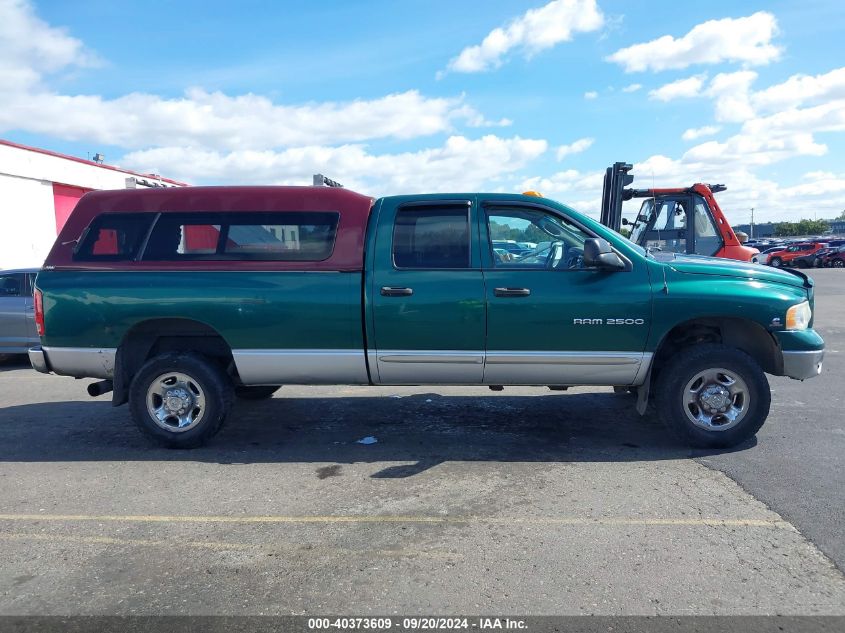 2003 Dodge Ram 2500 Slt/Laramie/St VIN: 1D3KU28C63J567679 Lot: 40373609