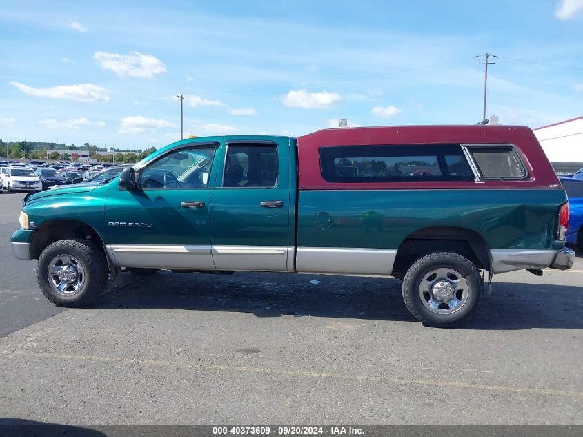 2003 Dodge Ram 2500 Slt/Laramie/St VIN: 1D3KU28C63J567679 Lot: 40373609