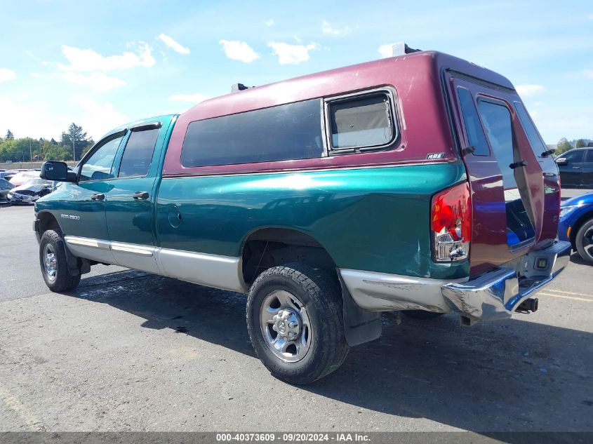 2003 Dodge Ram 2500 Slt/Laramie/St VIN: 1D3KU28C63J567679 Lot: 40373609