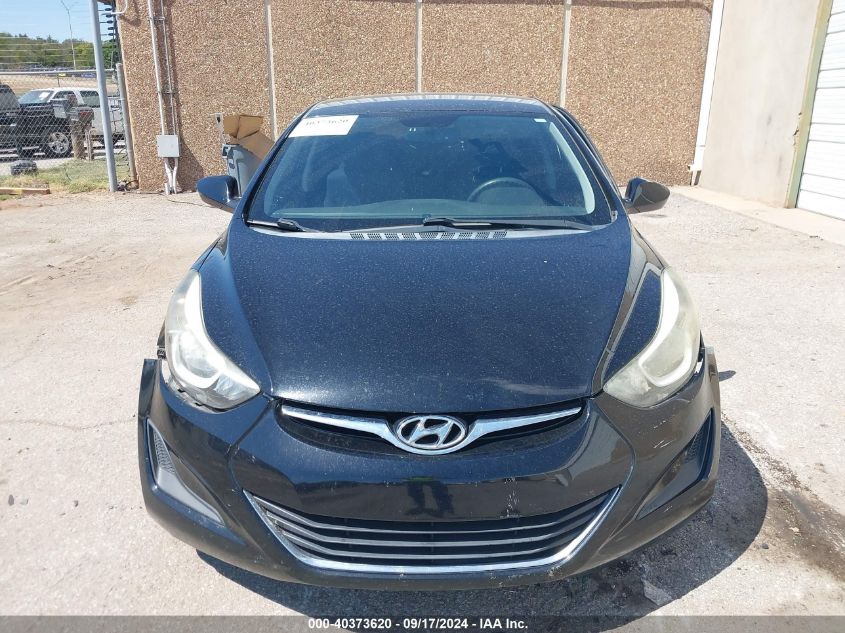 2016 Hyundai Elantra Se VIN: KMHDH4AE6GU588691 Lot: 40373620