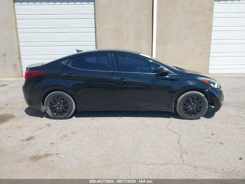 2016 Hyundai Elantra Se VIN: KMHDH4AE6GU588691 Lot: 40373620